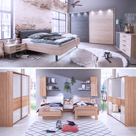 Komplettlösungen Schlafzimmer im Bettenhaus Jung in Hachenburg