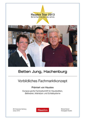 Haustex Star: Betten-Fachhändler des Jahres 2013